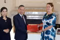 [In Pictures] General Secretary and President To Lam and his spouse visit and present books to Royal Library of Belgium