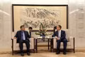 Standing Deputy Minister of Foreign Affairs Nguyen Minh Vu (L) meets with Executive Vice Minister of Foreign Affairs Ma Zhaoxu. (Photo: baoquocte.vn) 