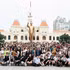 MICE visitors from Indonesia pose for a group photo at the Ho Chi Minh President Monument Park on the morning of May 6, 2026. (Photo: TO HUNG)
