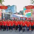 Delegates participate in the programme in Ha Noi on the morning of August 30. (Photo: NDO)