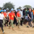 Members of Viet Nam’s Engineering Team No. 5 actively participate in the peace walk organised by the United Nations Interim Security Force for Abyei. (Photo: THANG LE)