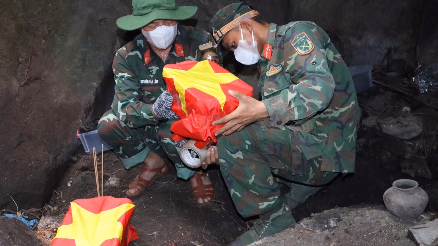 Martyrs’ remains found at Da Sap Cave in July 2026. (Photo: QUANG CUONG)