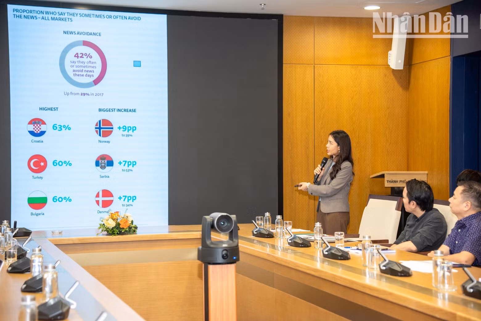 Dr Bich Ngoc recommended that press agencies transform into “multi-service business companies.”