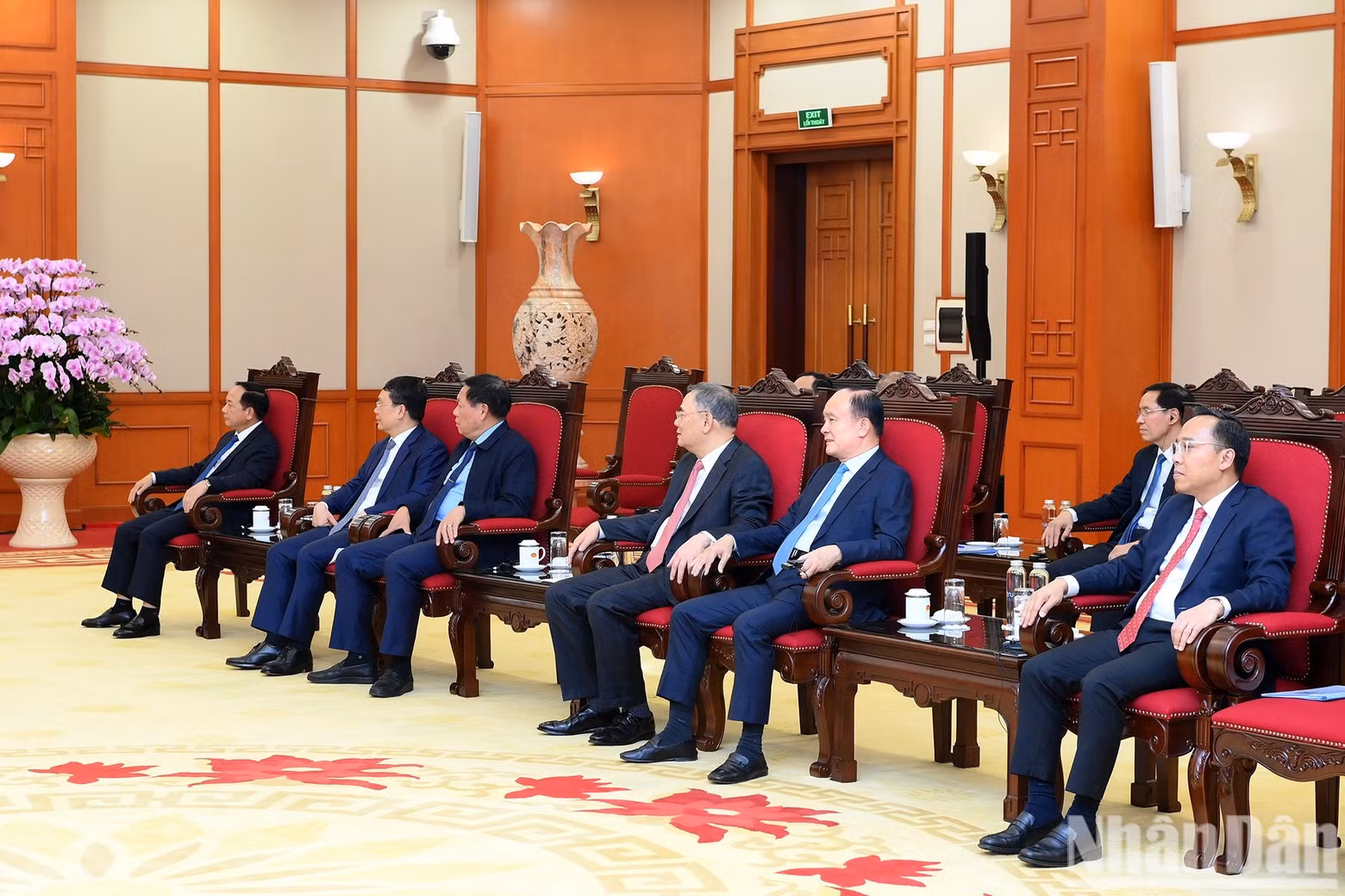 Vietnamese delegates attend the meeting. (Photo: DANG KHOA)