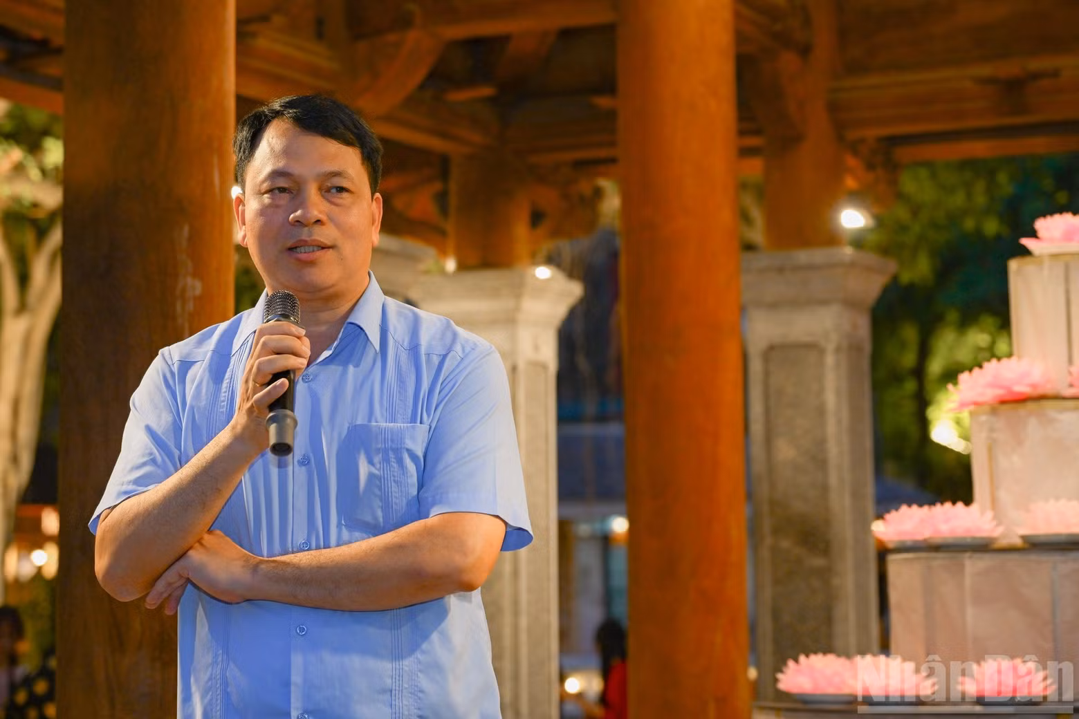 Le Xuan Kieu, Director of the Centre for Cultural and Scientific Activities of the Temple of Literature, spoke about the significance of the programme.