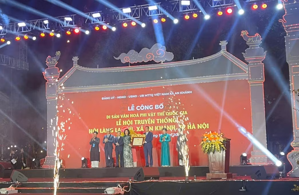 La Phu residents joyfully celebrated the recognition of their festival as National Intangible Cultural Heritage.
