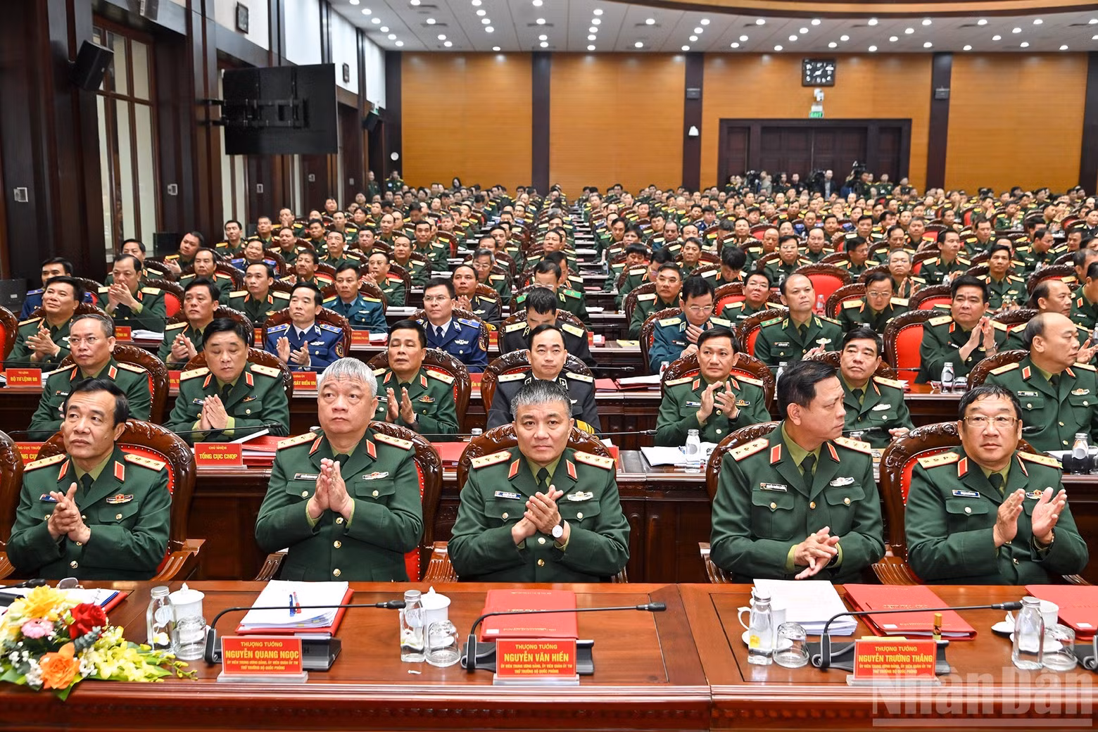 Delegates attend the 2025 National Political-Military Conference.