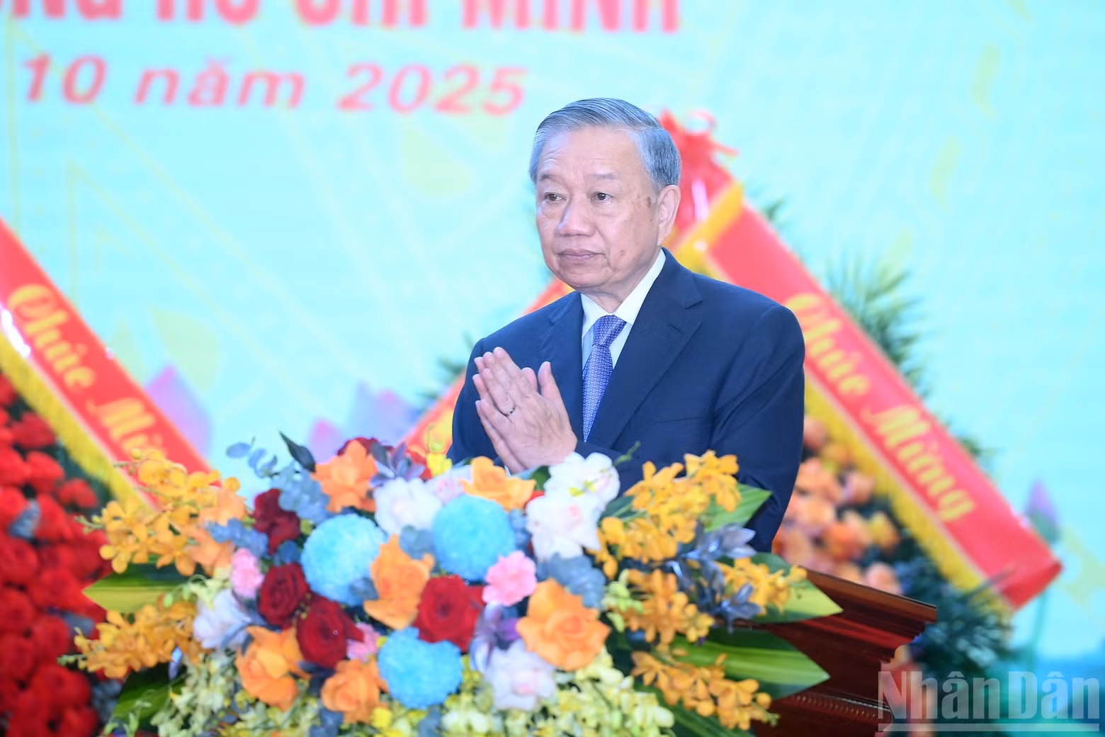 Party General Secretary To Lam delivered a keynote speech at the ceremony.
