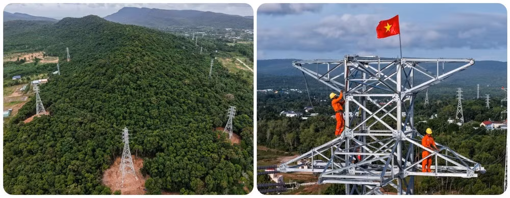 The power grid has been and continues to be expanded across the Pearl Island. (Photo: EVNSPC)